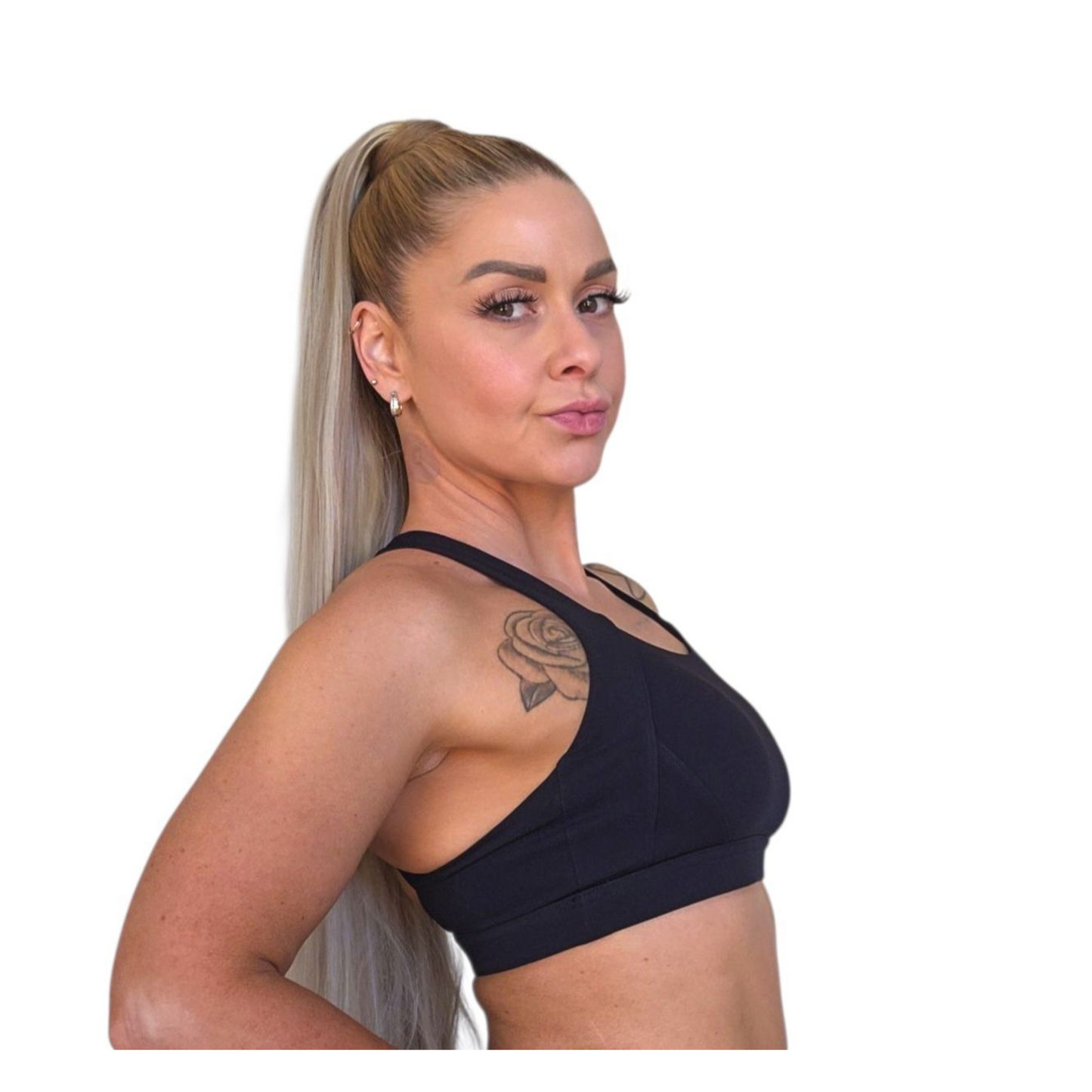 Self Care Supportive Bra in Black