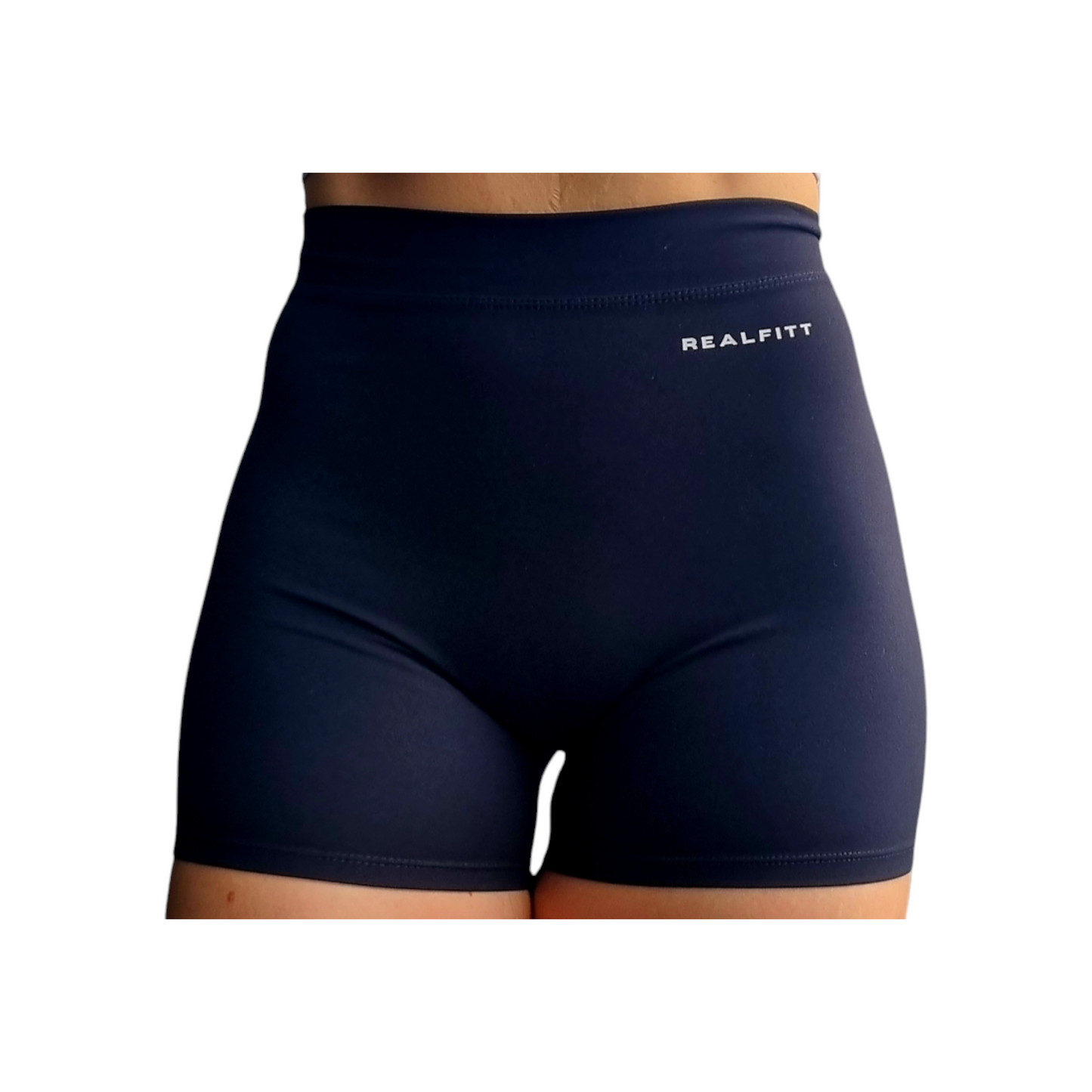 Scrunch V-Back Shorts in Black