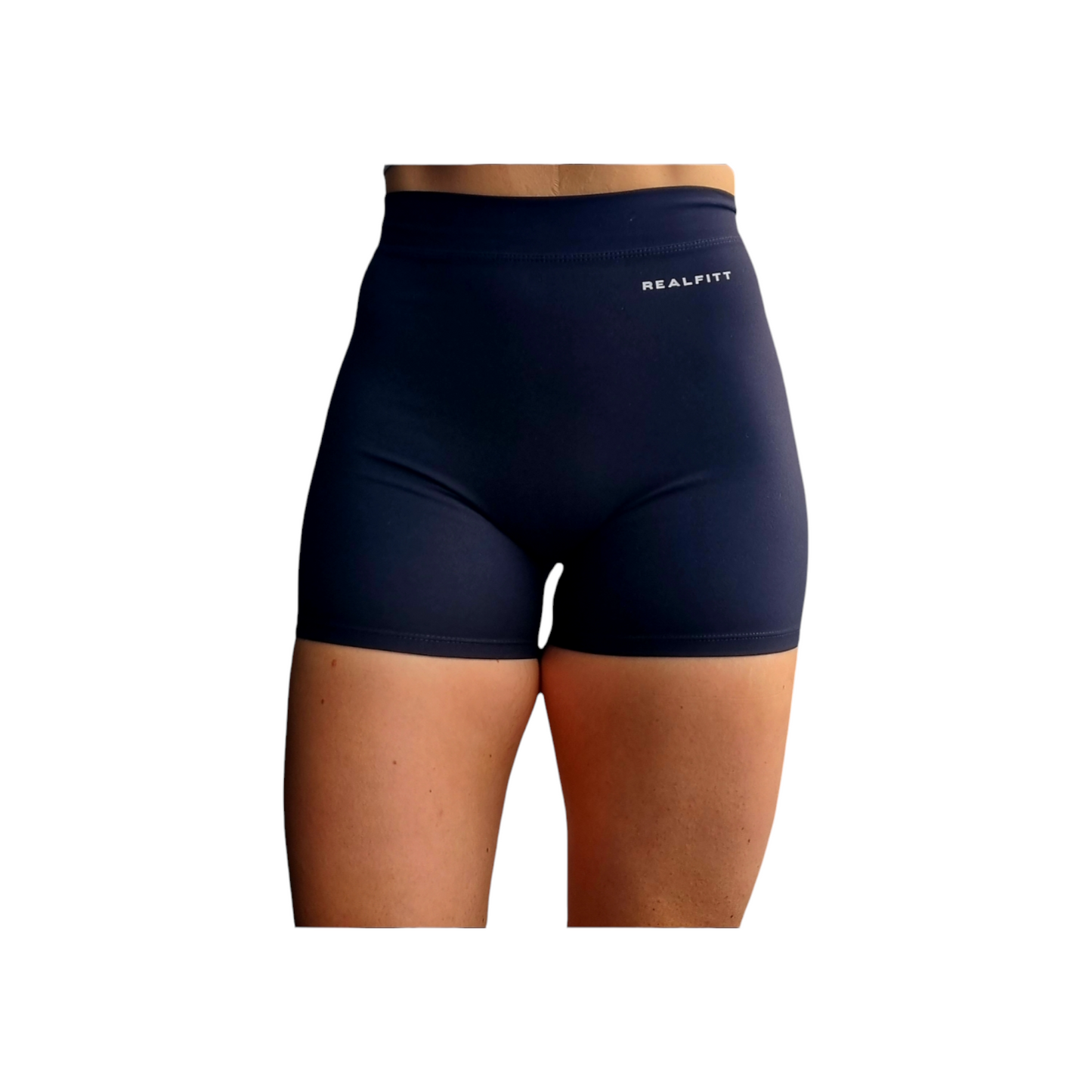 Scrunch V-Back Shorts in Black