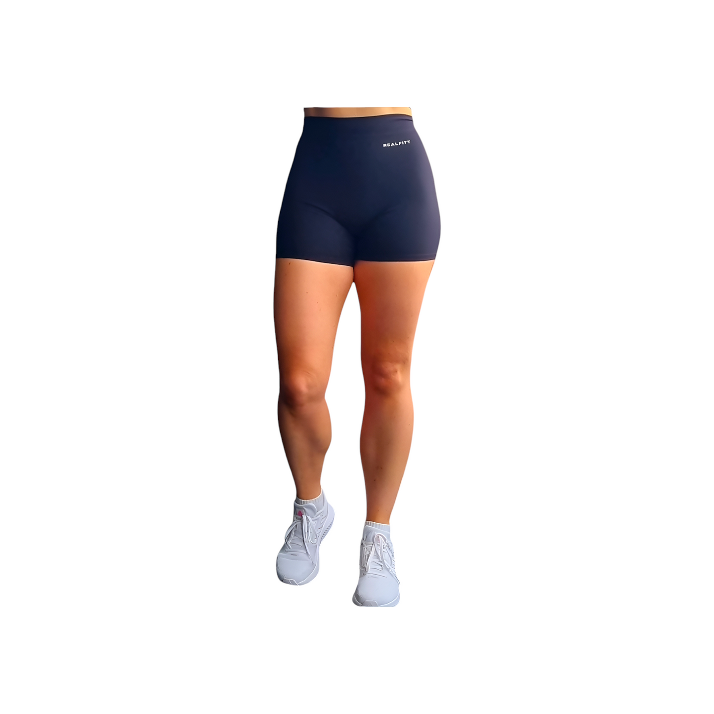 Scrunch V-Back Shorts in Black