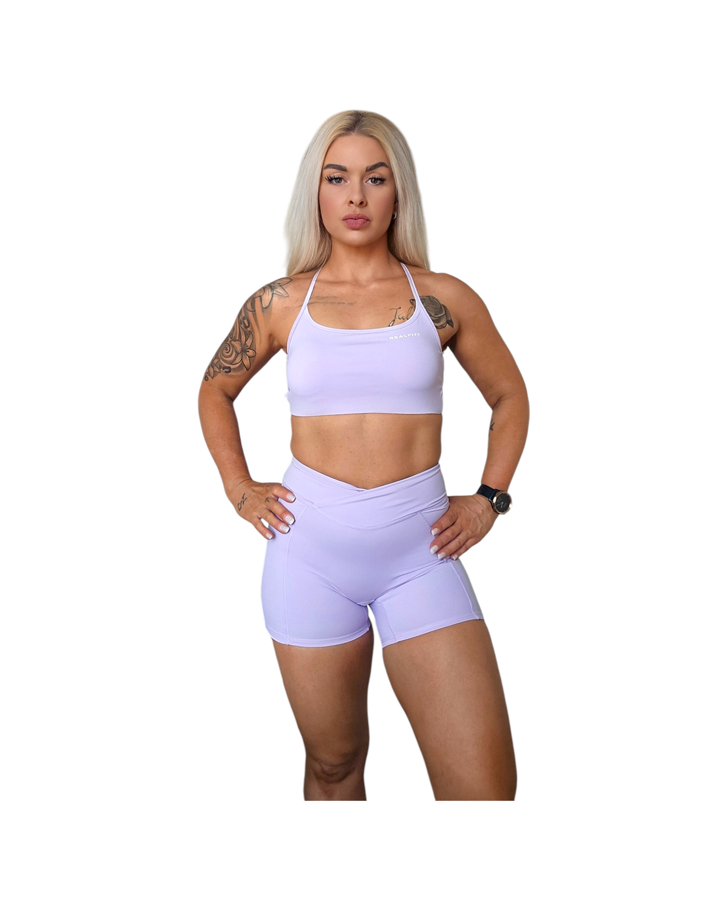Freedom Open Back Bra Lilac