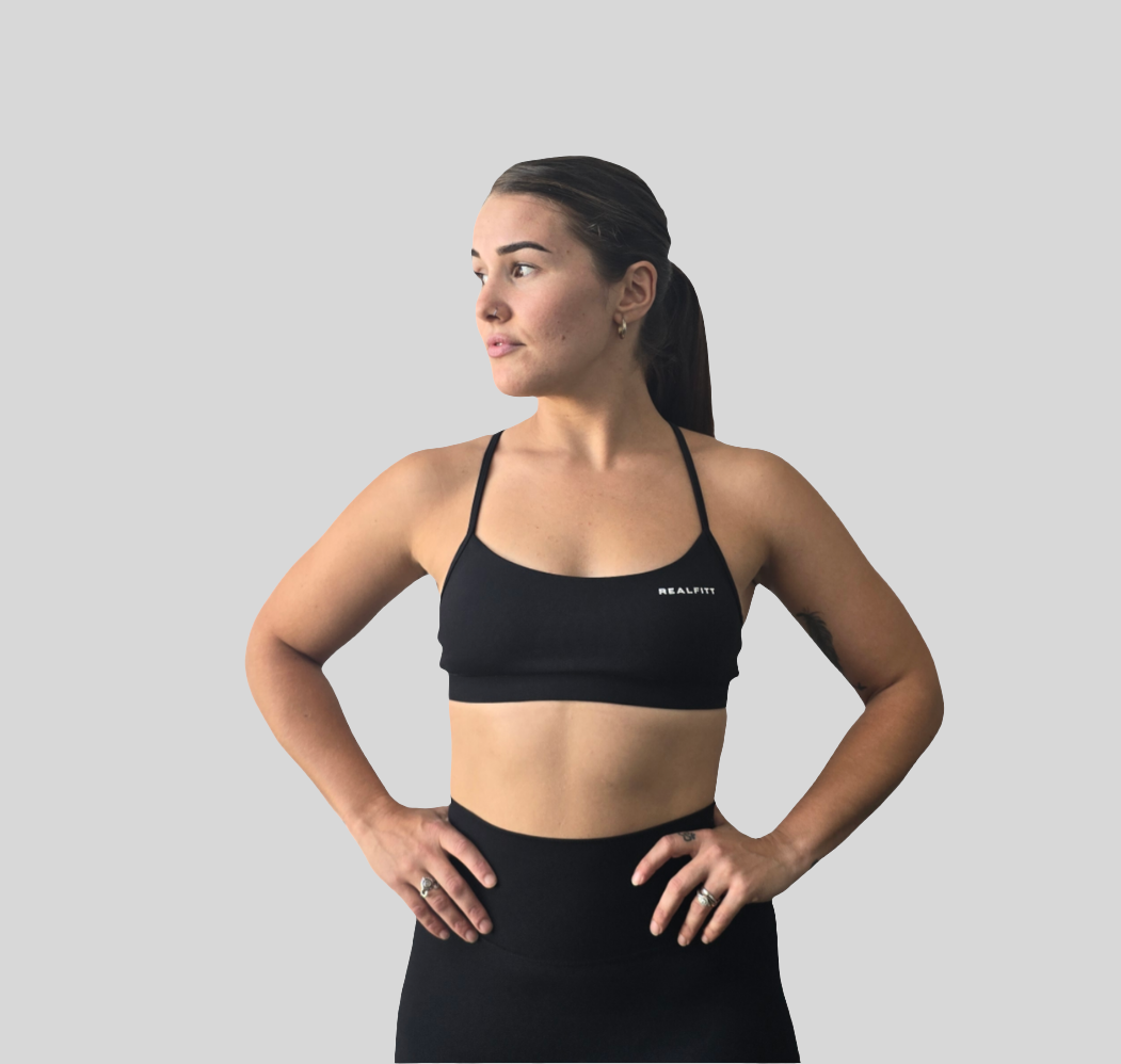 Y Back Bralette Black