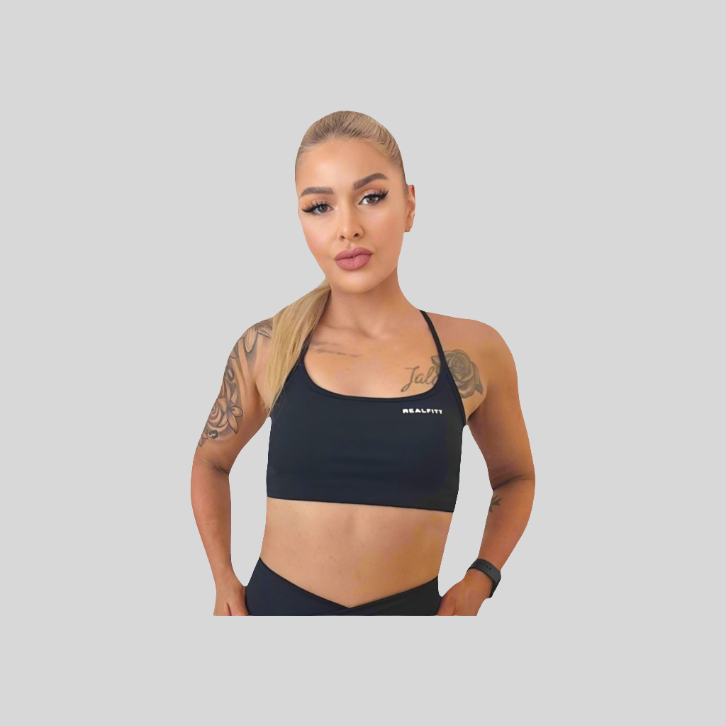 Freedom Open Back Bra Black