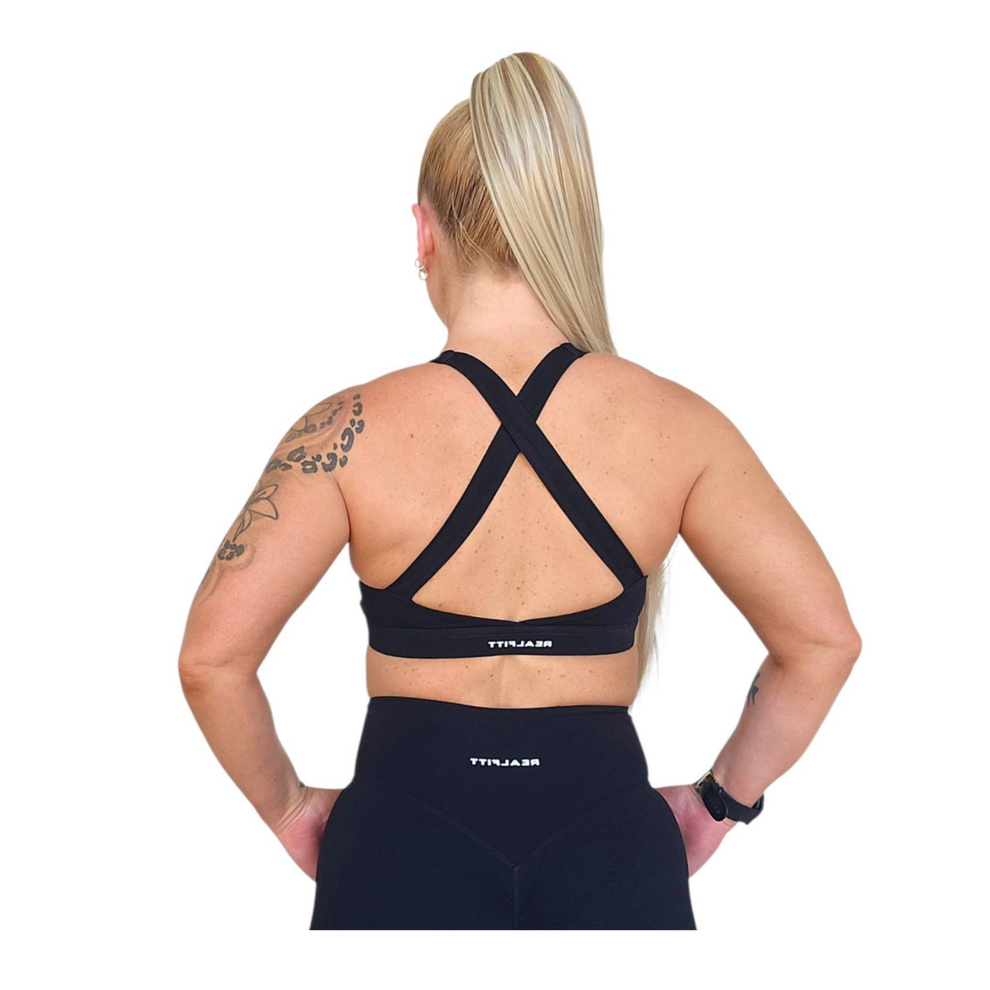 Self Care Supportive Bra in Black