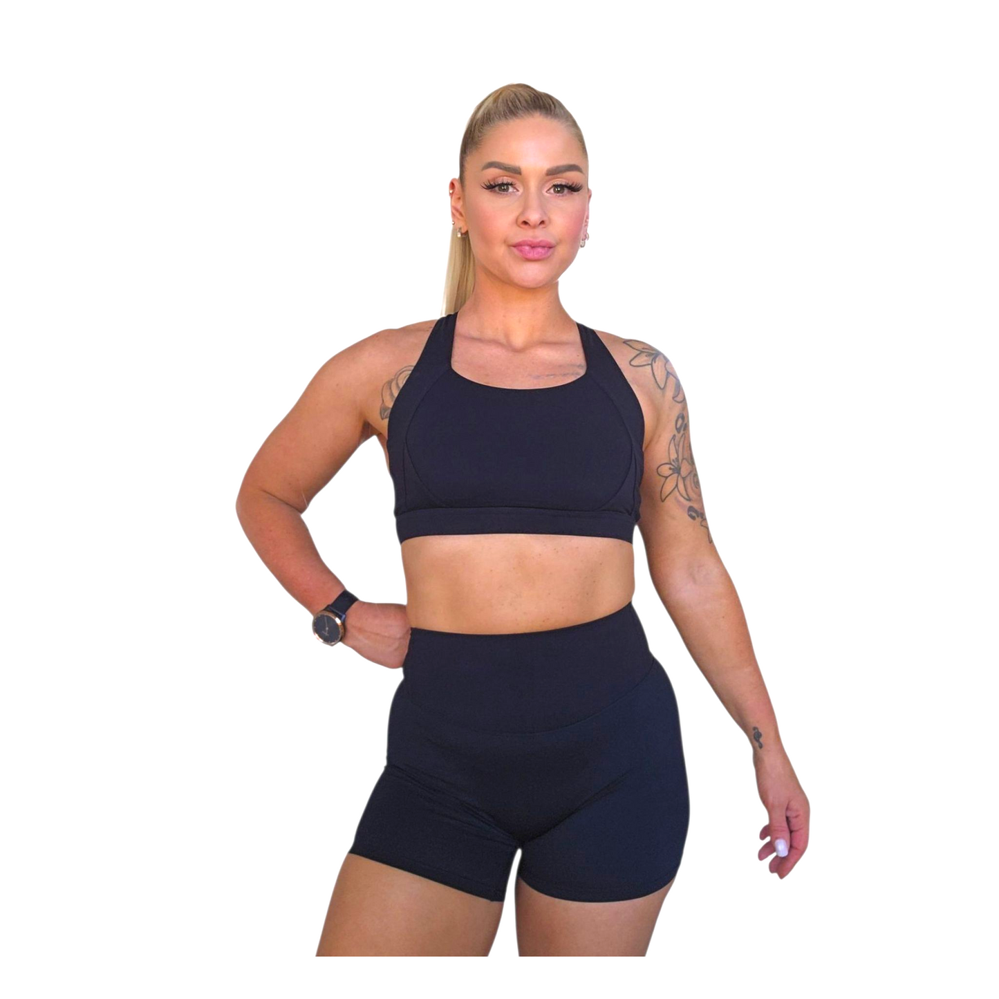 Self Care Supportive Bra in Black