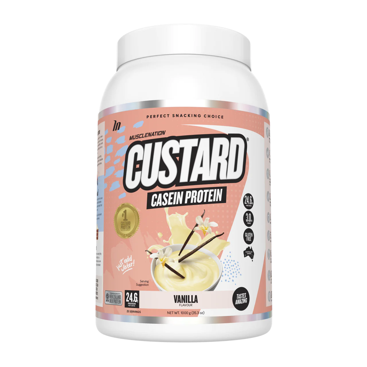 Muscle Nation - Custard (25 serves)