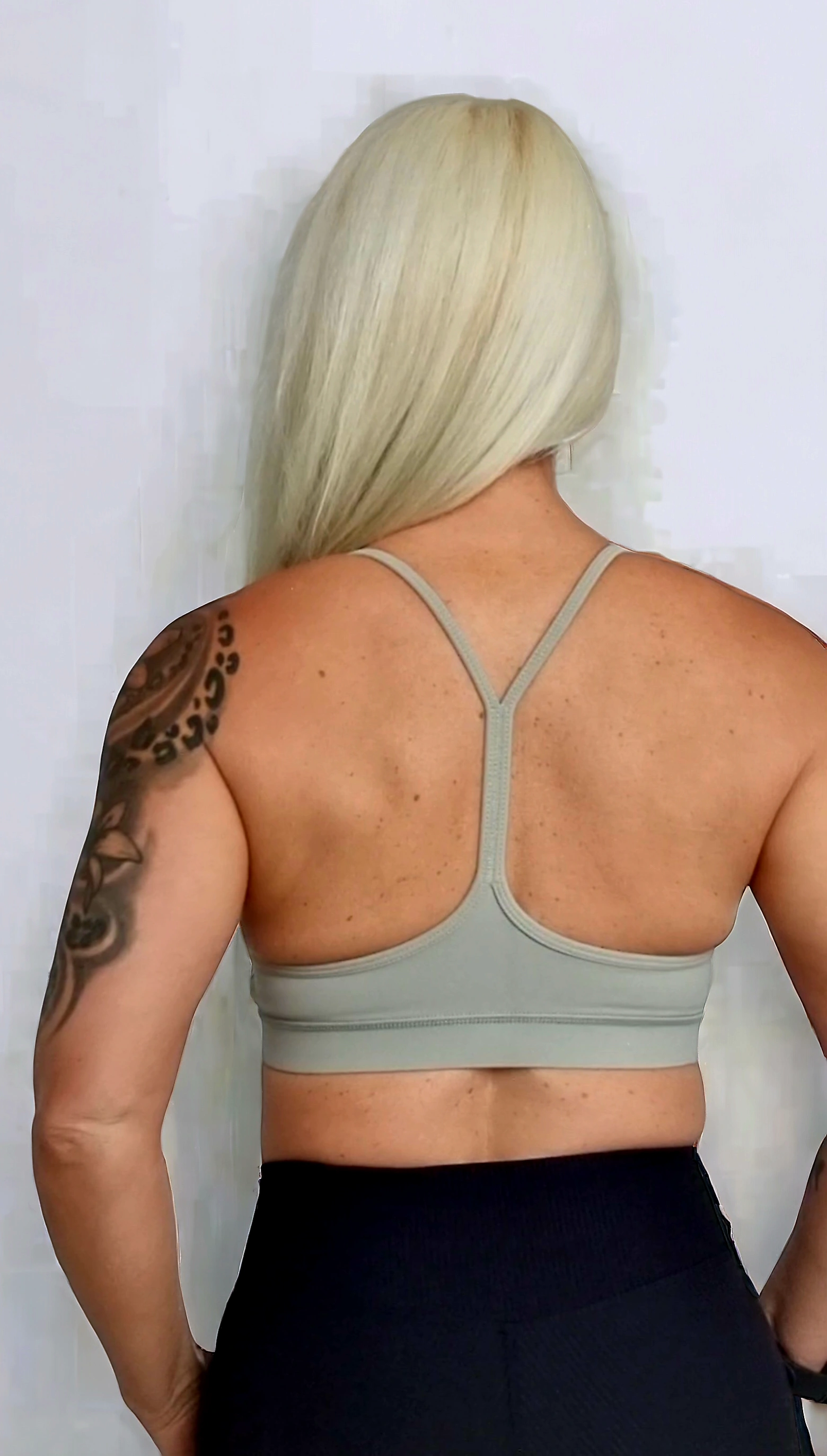 Y-Back Bralette in Light Green