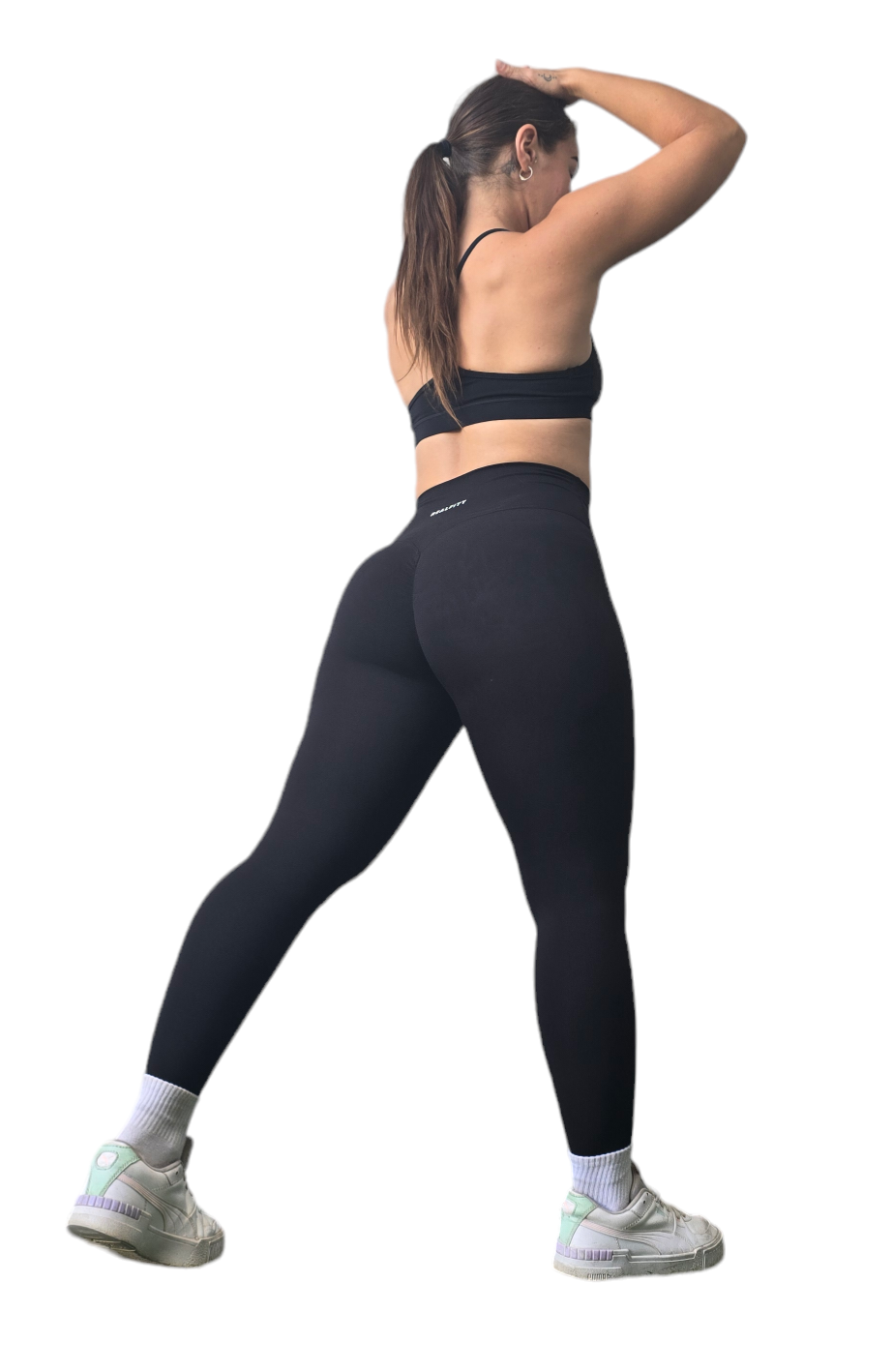 Luxe-Flex Light Scrunch Leggings  Black