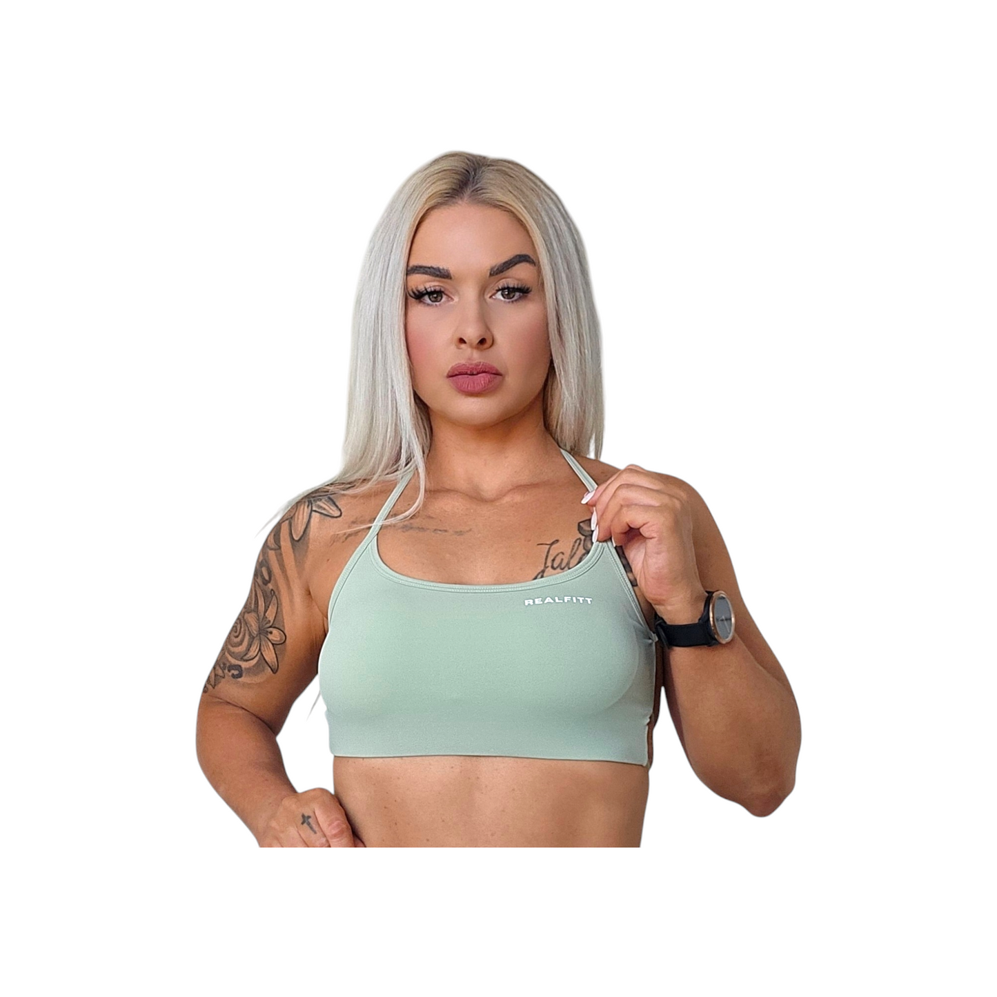 Freedom Open Back Bra in Mint