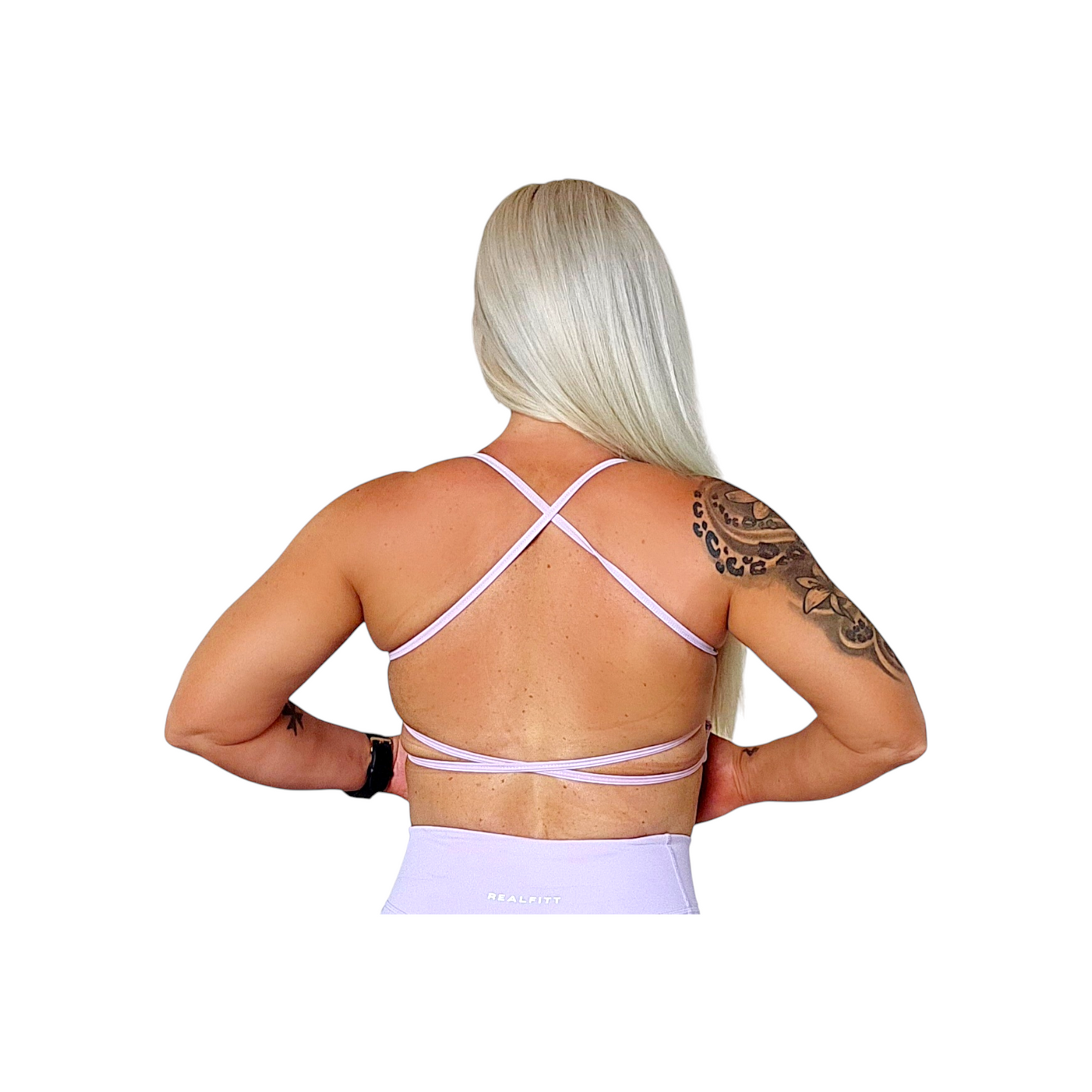 Freedom Open Back Bra  Lilac