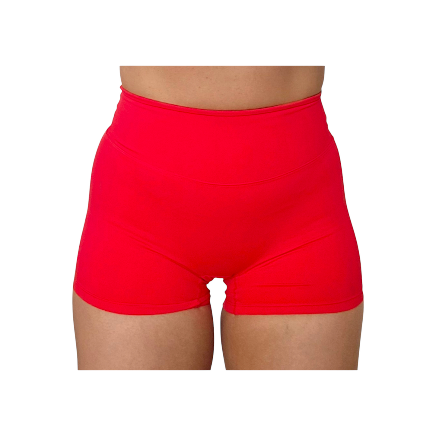 Self Love Butt Lift Shorts in Red