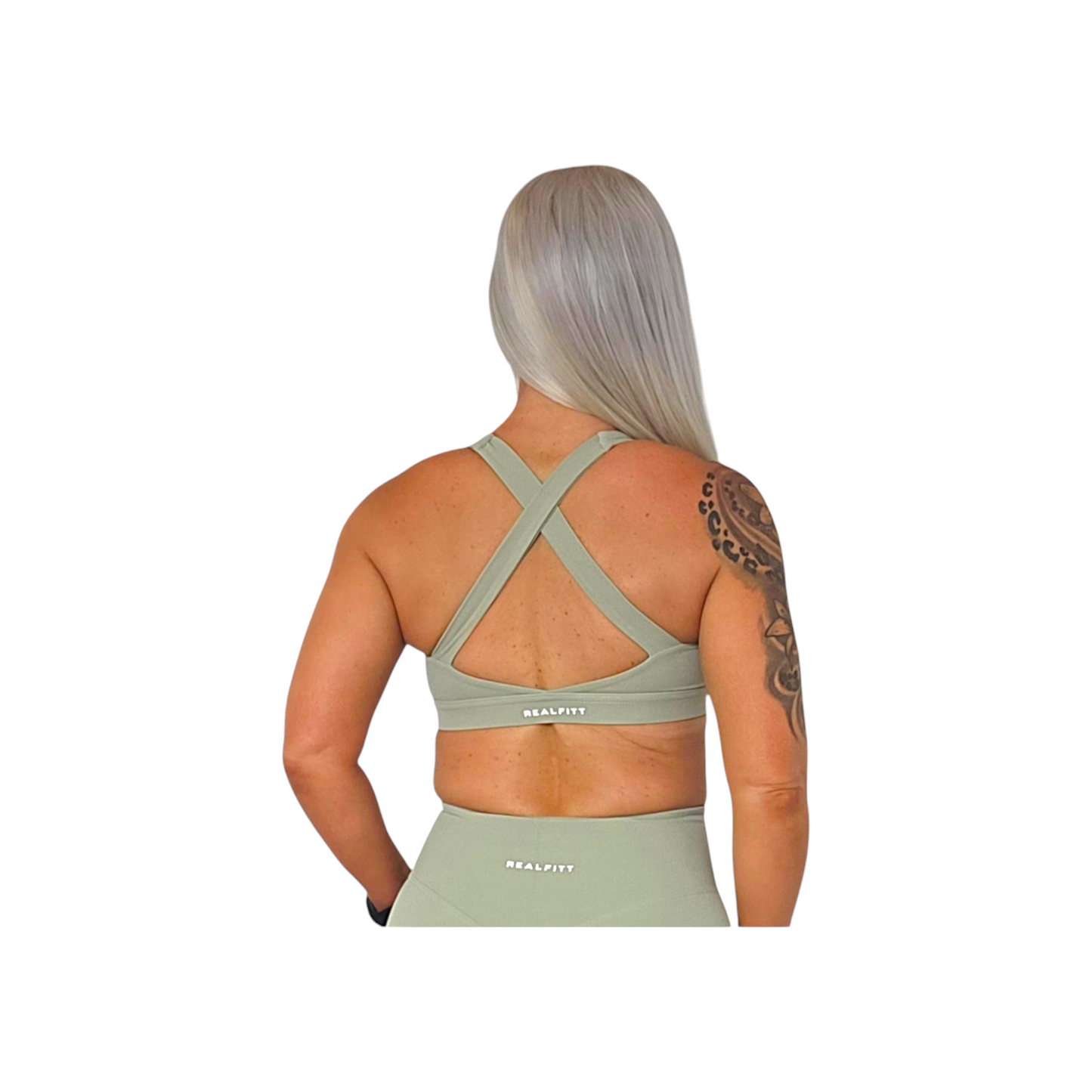 Self Care Sports Bra in Matcha